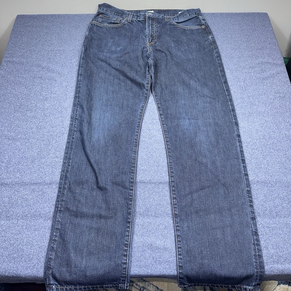 Lucky Brand Dungarees Jeans Mens by Gene Montesano Size 34x32 Bootleg Cut Y2K